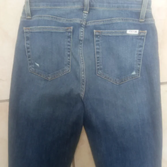 Joe's Jeans Women's Distressed Blue Skinny Jeans - Picture 6 of 13